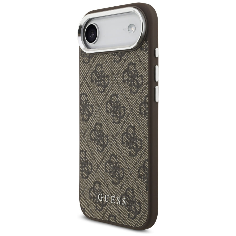 MagSafe-kotelo Apple iPhone 17 Airille, Guess, 4G Classic Logo, Ruskea