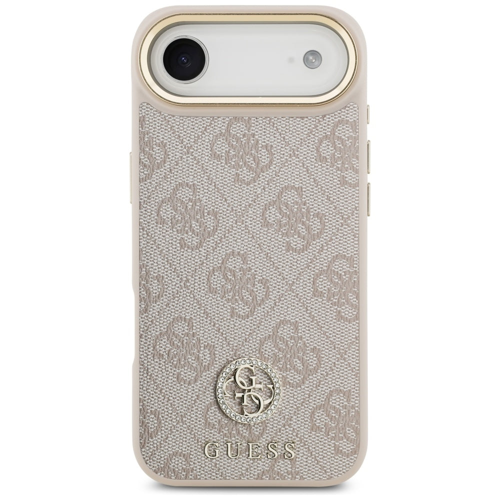 MagSafe-kotelo Apple iPhone 17 Airille, Guess, 4G Strass -logo, Pinkki