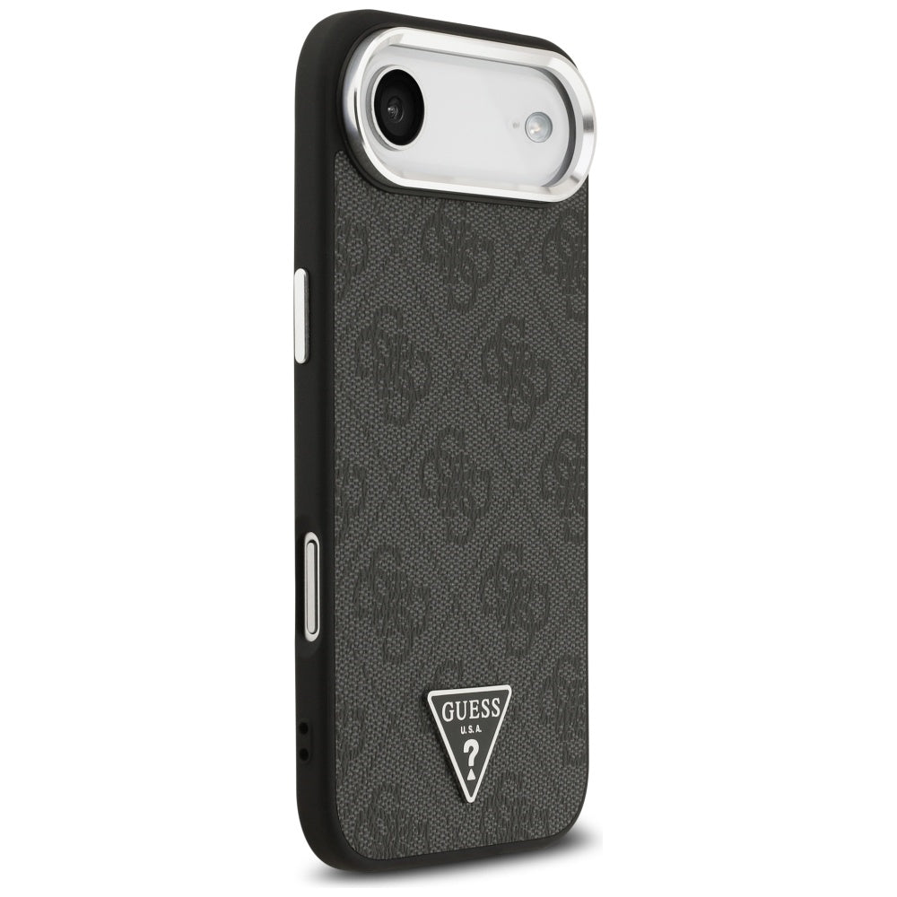 MagSafe-kotelo Apple iPhone 17 Airille, Guess, 4G Triangle Logo, Musta Hopea