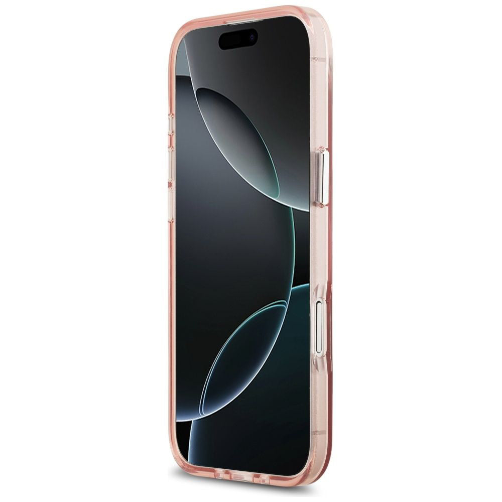 MagSafe-kotelo Apple iPhone 17 Airille, Guess, IML Gradient Triangle -logo, Pinkki