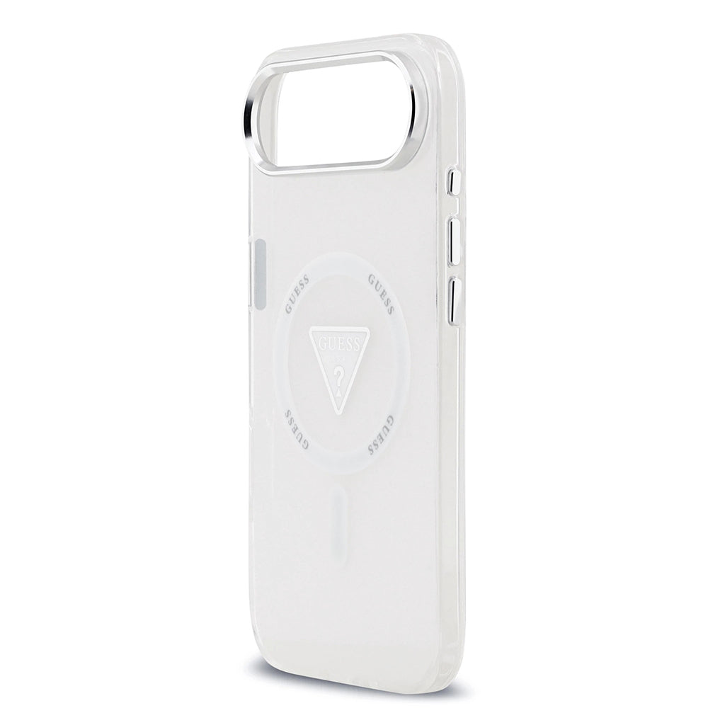 MagSafe-kotelo Apple iPhone 17 Airille, Guess, IML Gradient Triangle Logo, Läpinäkyvä