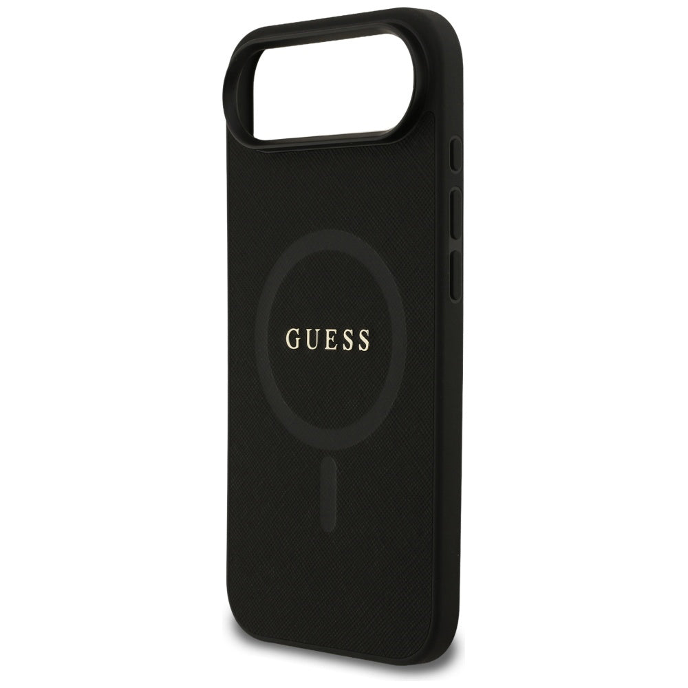 MagSafe-kotelo Apple iPhone 17 Airille, Guess, Saffiano Classic Logo, Musta