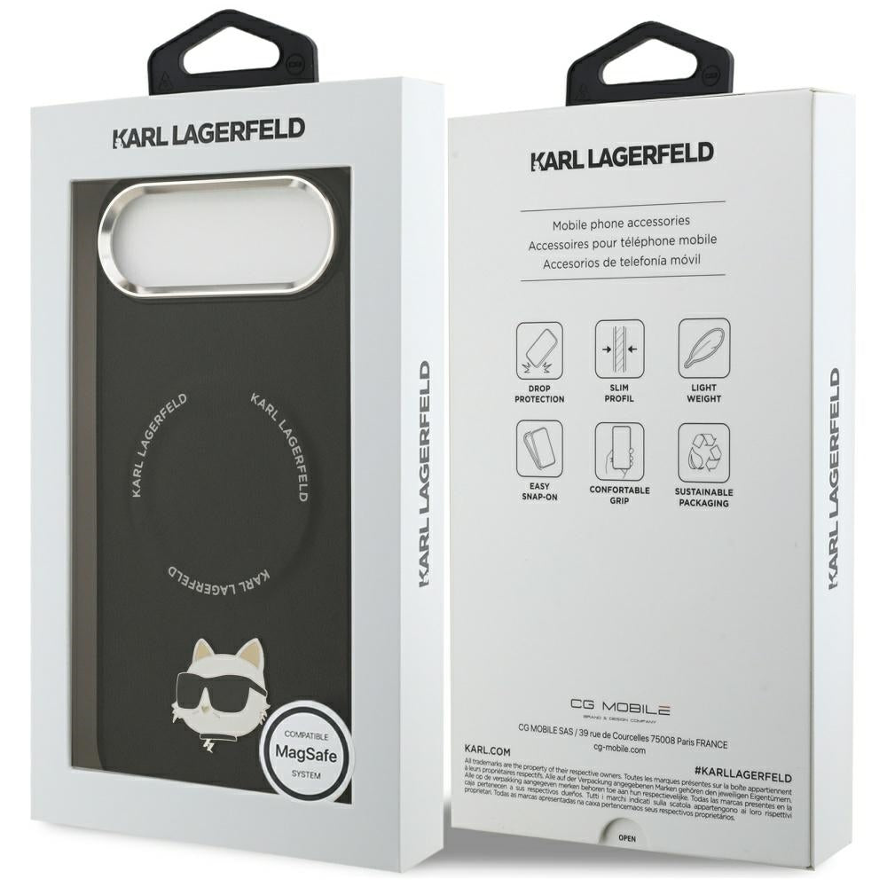 MagSafe-kotelo Apple iPhone 17 Airille, Karl Lagerfeld, Choupette Pin, Musta