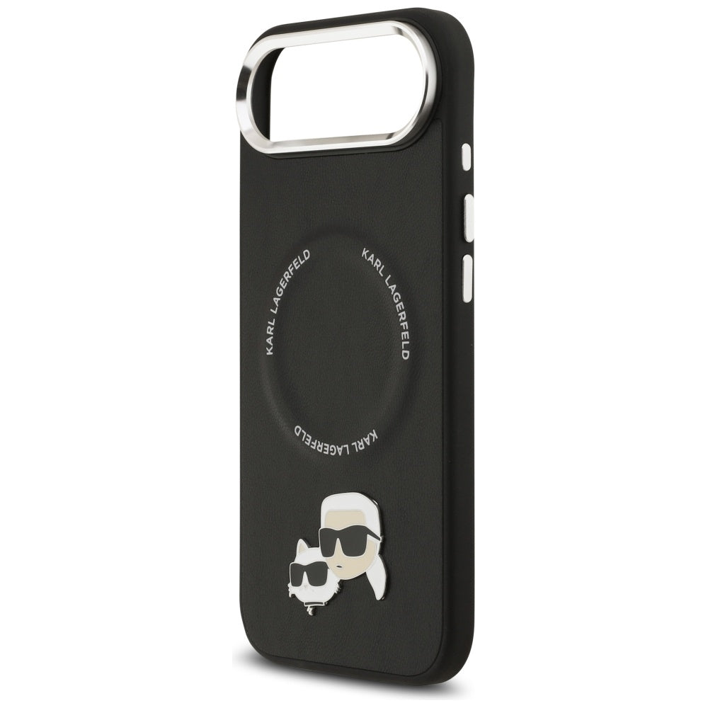 MagSafe-kotelo Apple iPhone 17 Airille, Karl Lagerfeld, Karl & Choupette Pins, Musta