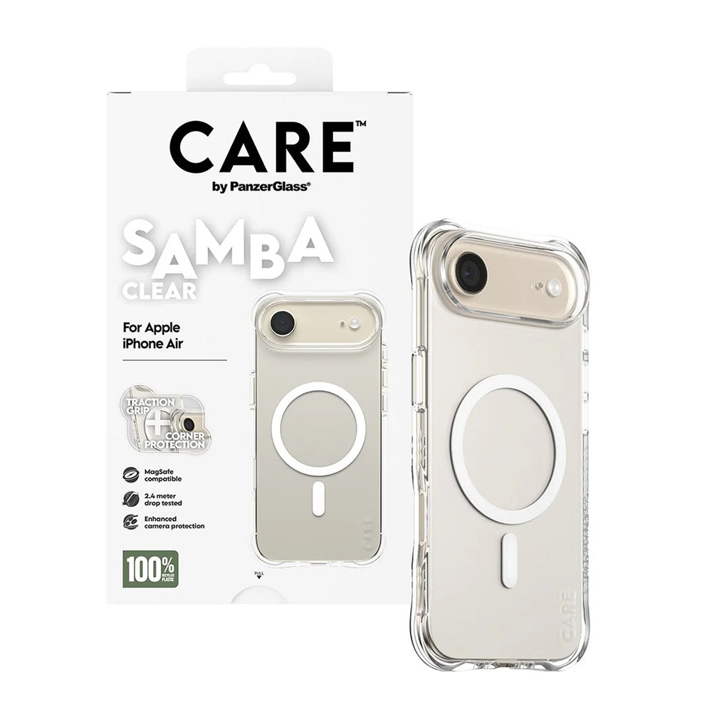 MagSafe-kotelo Apple iPhone 17 Airille, PanzerGlass, Muodikas, Läpinäkyvä Valkoinen