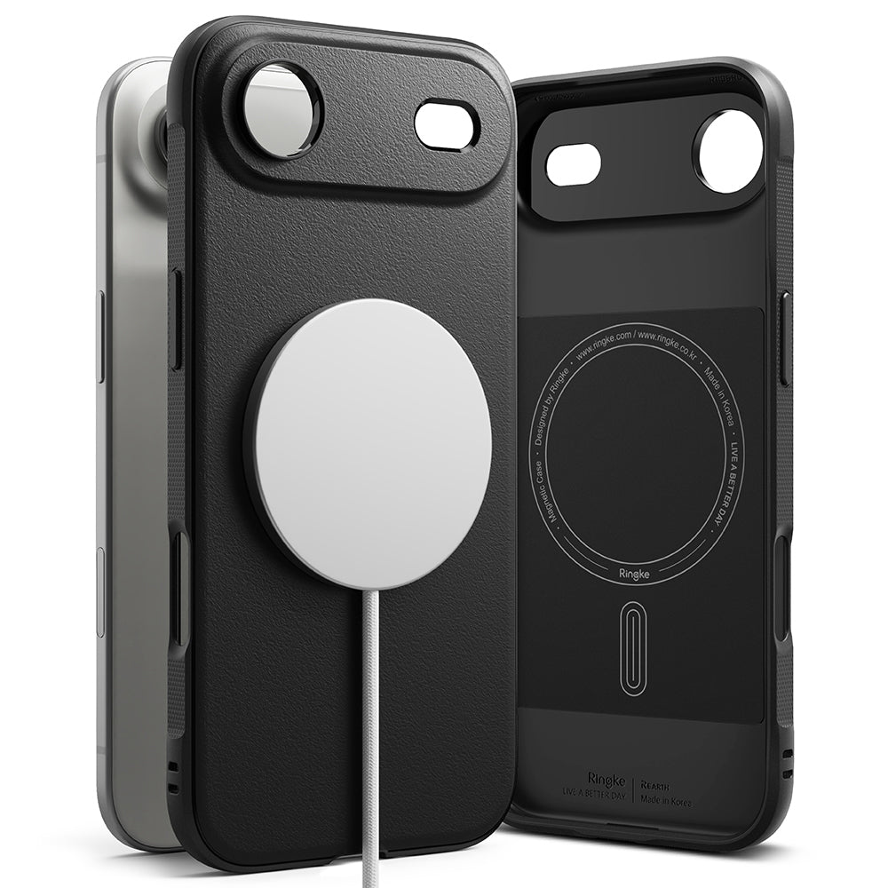 MagSafe-kotelo Apple iPhone 17 Airille, Ringke, Onyx, Musta