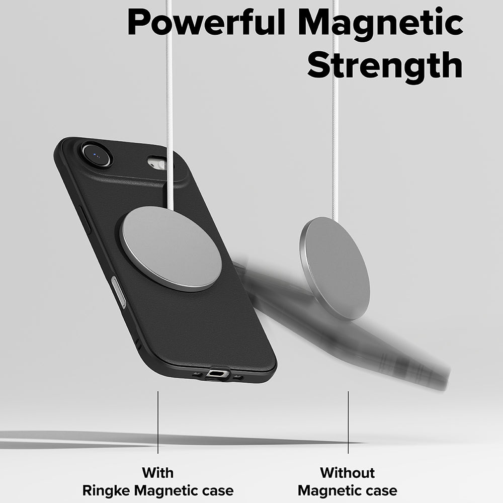 MagSafe-kotelo Apple iPhone 17 Airille, Ringke, Onyx, Musta