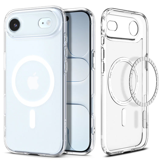 MagSafe-kotelo Apple iPhone 17 Airille, Spigen, Ultra Hybrid, Satinoitu Valkoinen