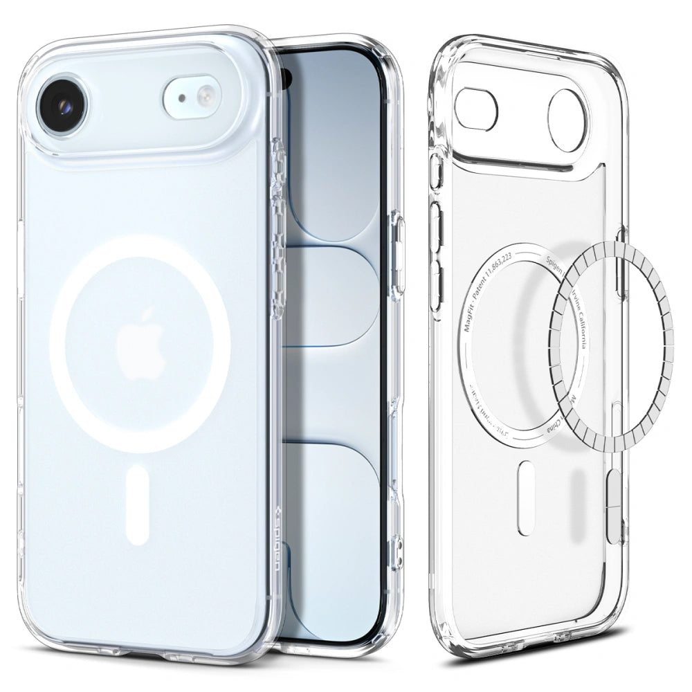 MagSafe-kotelo Apple iPhone 17 Airille, Spigen, Ultra Hybrid, Satinoitu Valkoinen