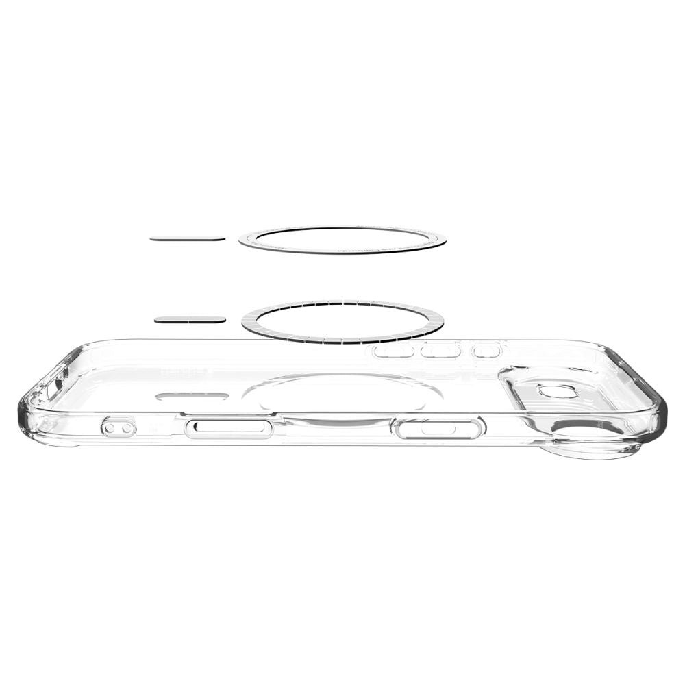 MagSafe-kotelo Apple iPhone 17 Airille, Spigen, Ultra Hybrid, Satinoitu Valkoinen