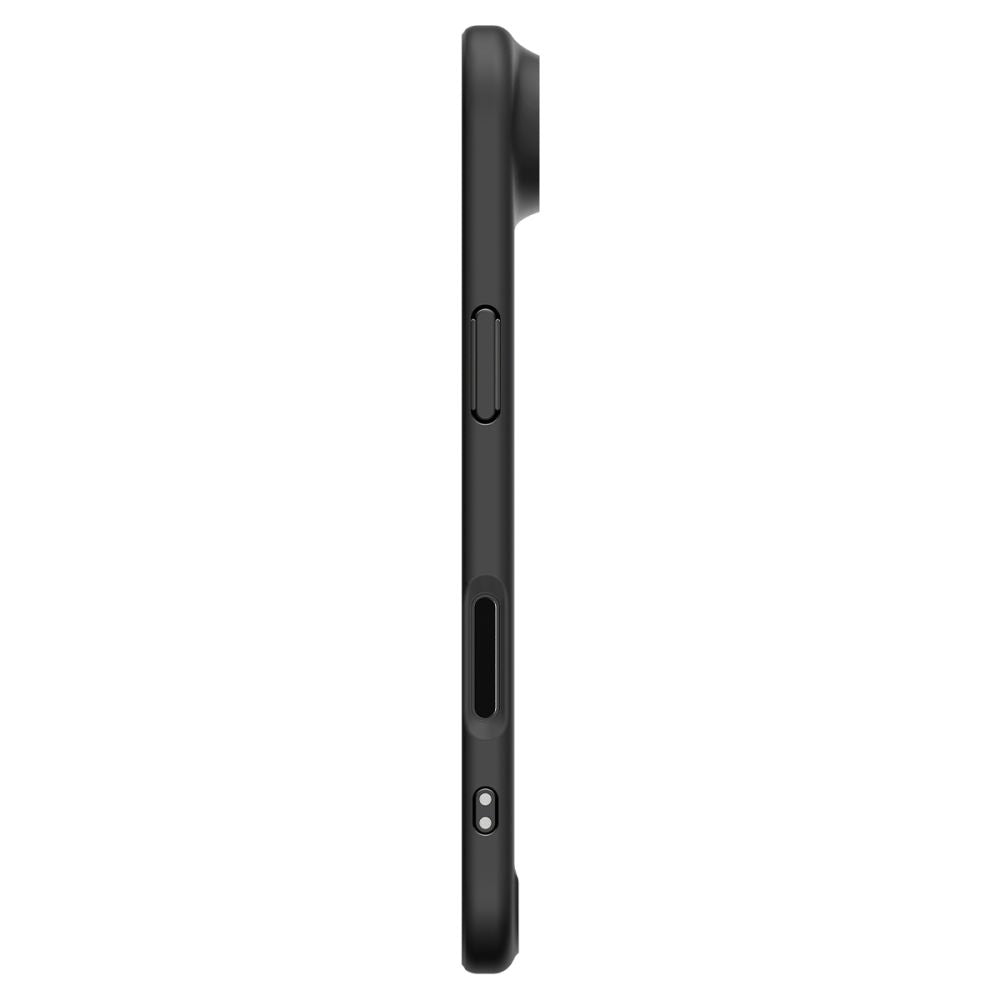 MagSafe-kotelo Apple iPhone 17 Airille, Spigen, Ultra Hybrid, Satinoitu Musta