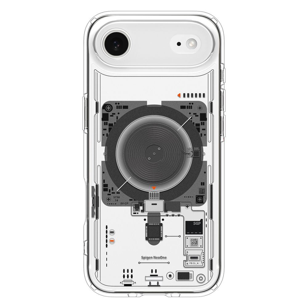 MagSafe-kotelo Apple iPhone 17 Airille, Spigen, Ultra Hybrid Neo One, Läpinäkyvä ACS10321