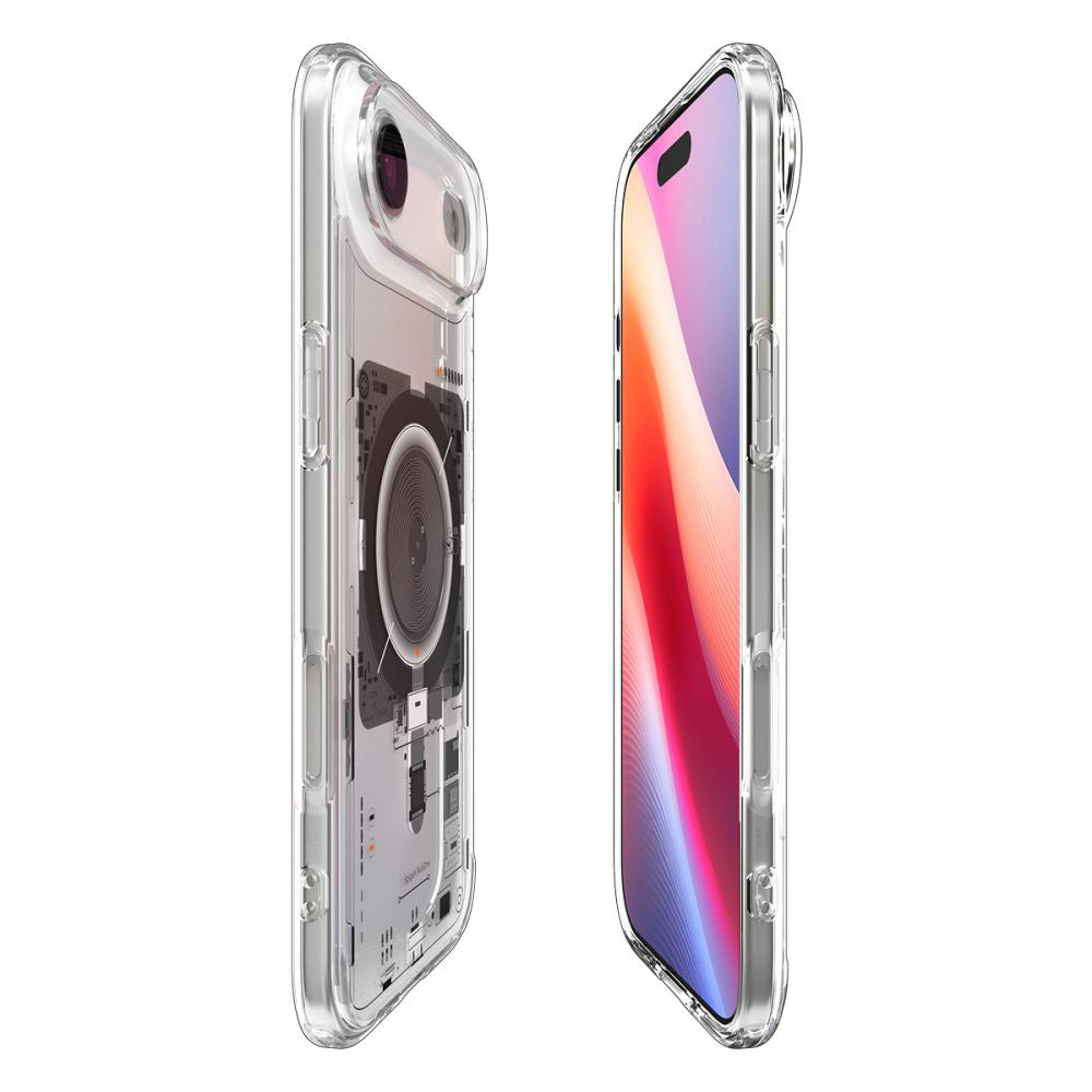 MagSafe-kotelo Apple iPhone 17 Airille, Spigen, Ultra Hybrid Neo One, Läpinäkyvä ACS10321