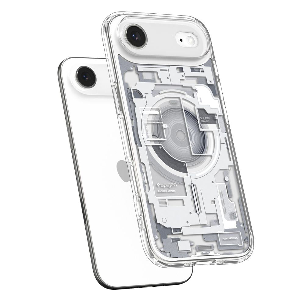 MagSafe-kotelo Apple iPhone 17 Airille, Spigen, Ultra Hybrid Zero One, Valkoinen