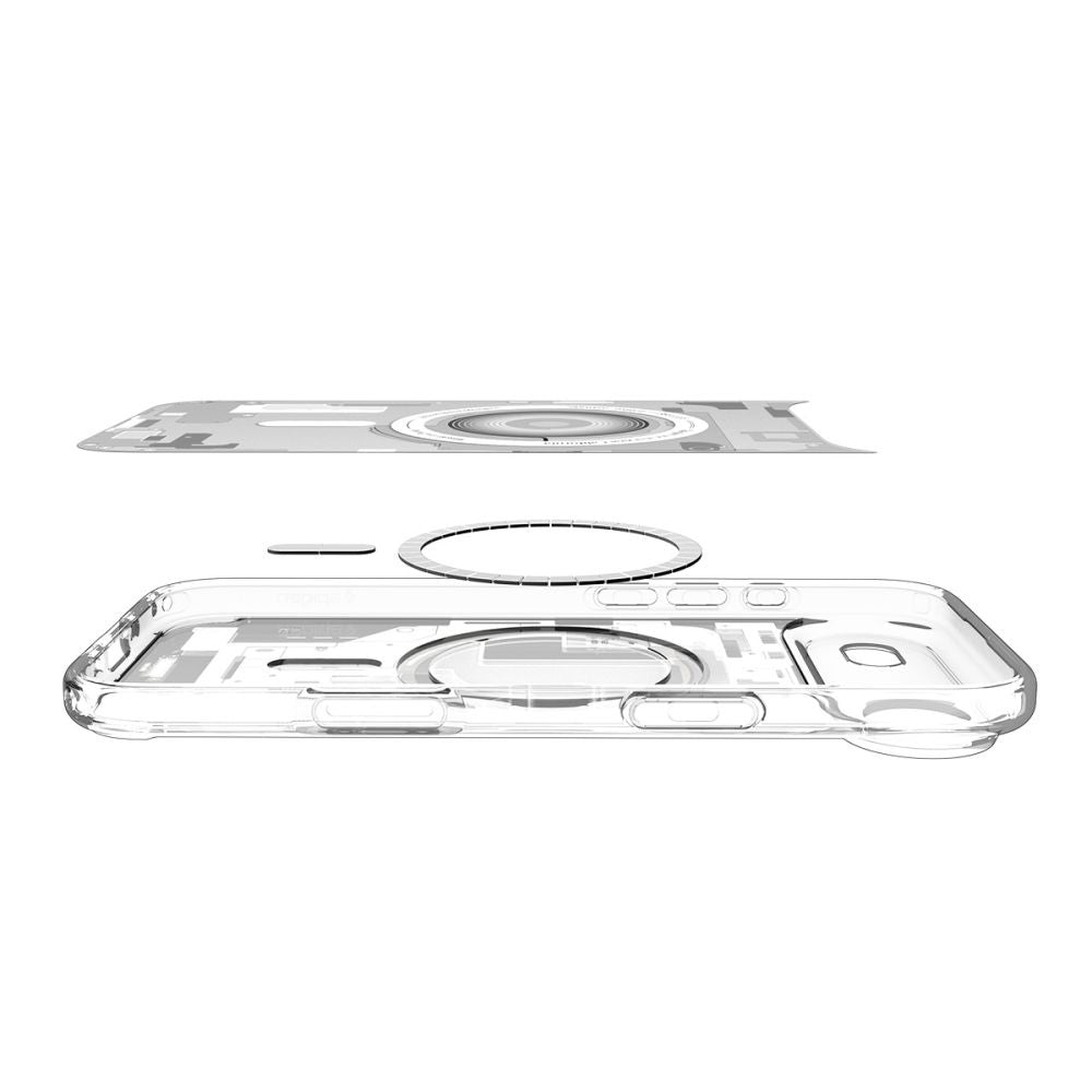 MagSafe-kotelo Apple iPhone 17 Airille, Spigen, Ultra Hybrid Zero One, Valkoinen