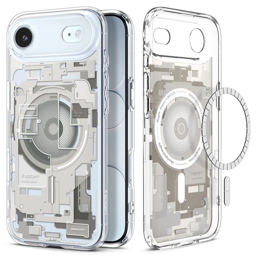 MagSafe-kotelo Apple iPhone 17 Airille, Spigen, Ultra Hybrid Zero One, Beige