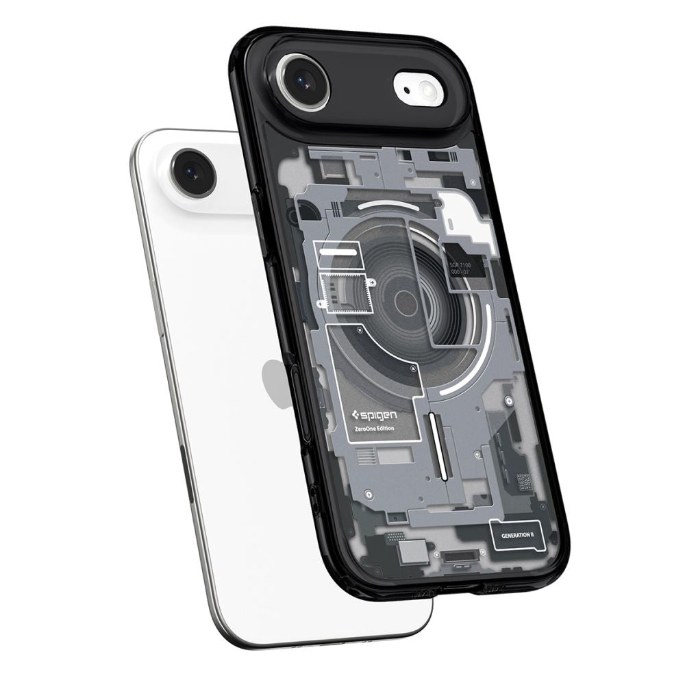 MagSafe-kotelo Apple iPhone 17 Airille, Spigen, Ultra Hybrid Zero One, Musta ACS10320