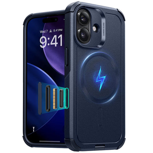 MagSafe-kotelo Apple iPhone 17:lle, ESR, Cyber, Sininen