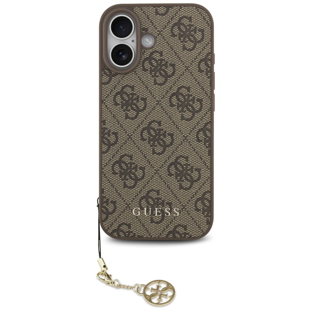 MagSafe-kotelo Apple iPhone 17:lle, Guess, 4G Charm Cradle, Ruskea