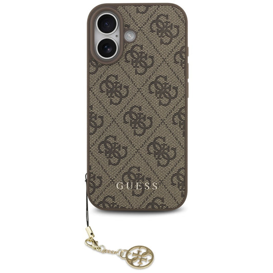 MagSafe-kotelo Apple iPhone 17:lle, Guess, 4G Charm Cradle, Ruskea