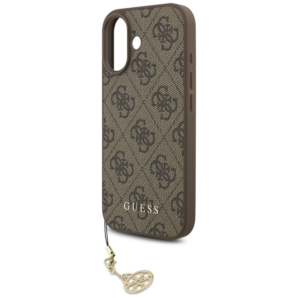 MagSafe-kotelo Apple iPhone 17:lle, Guess, 4G Charm Cradle, Ruskea