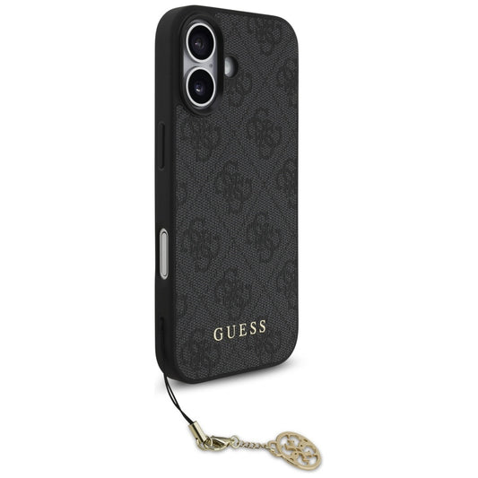 MagSafe-kotelo Apple iPhone 17:lle, Guess, 4G Charm Cradle, Musta