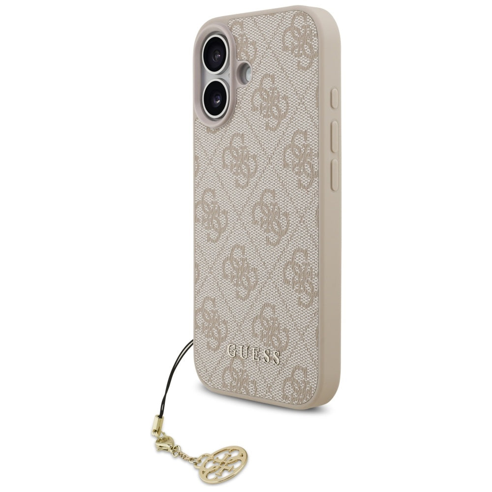 MagSafe-kotelo Apple iPhone 17:lle, Guess, 4G Charm Cradle, Pinkki