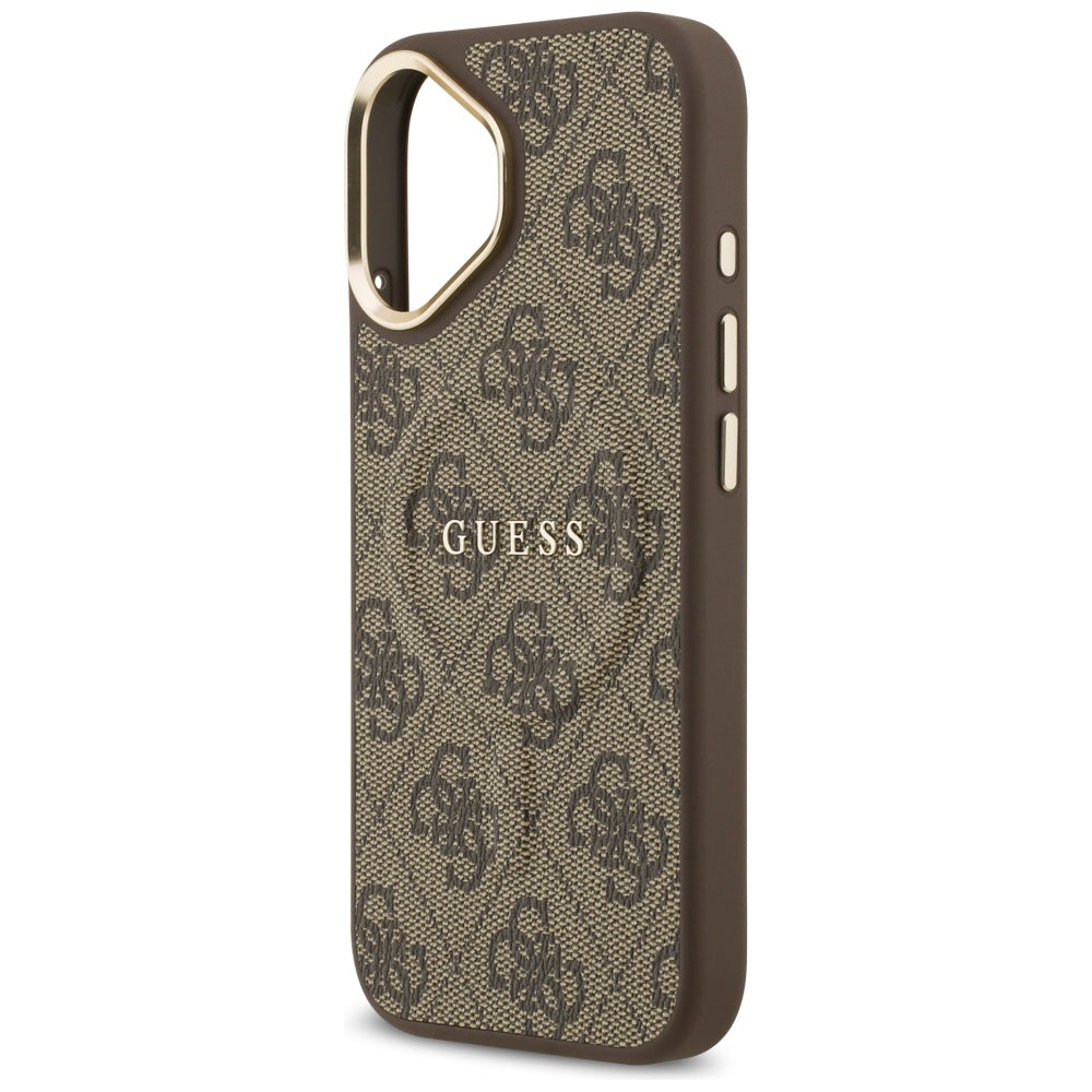 MagSafe-kotelo Apple iPhone 17:lle, Guess, 4G Classic, Ruskea