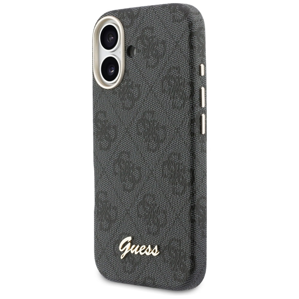 MagSafe-kotelo Apple iPhone 17:lle, Guess, 4G Script Logo, Musta