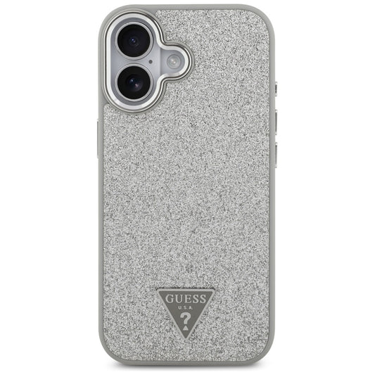 MagSafe-kotelo Apple iPhone 17:lle, Guess, Glitter Triangle Logo, Hopea