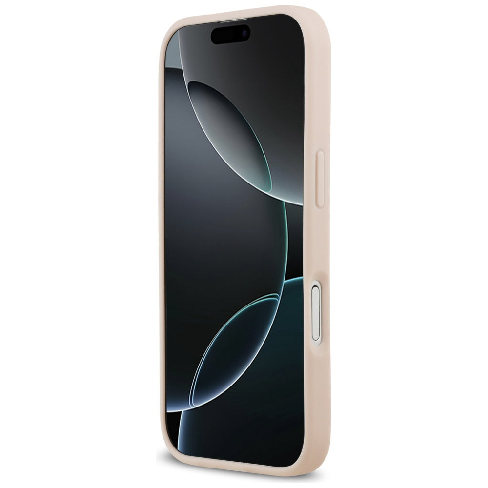 MagSafe-kotelo Apple iPhone 17:lle, Guess, Grained Flowers, Pinkki