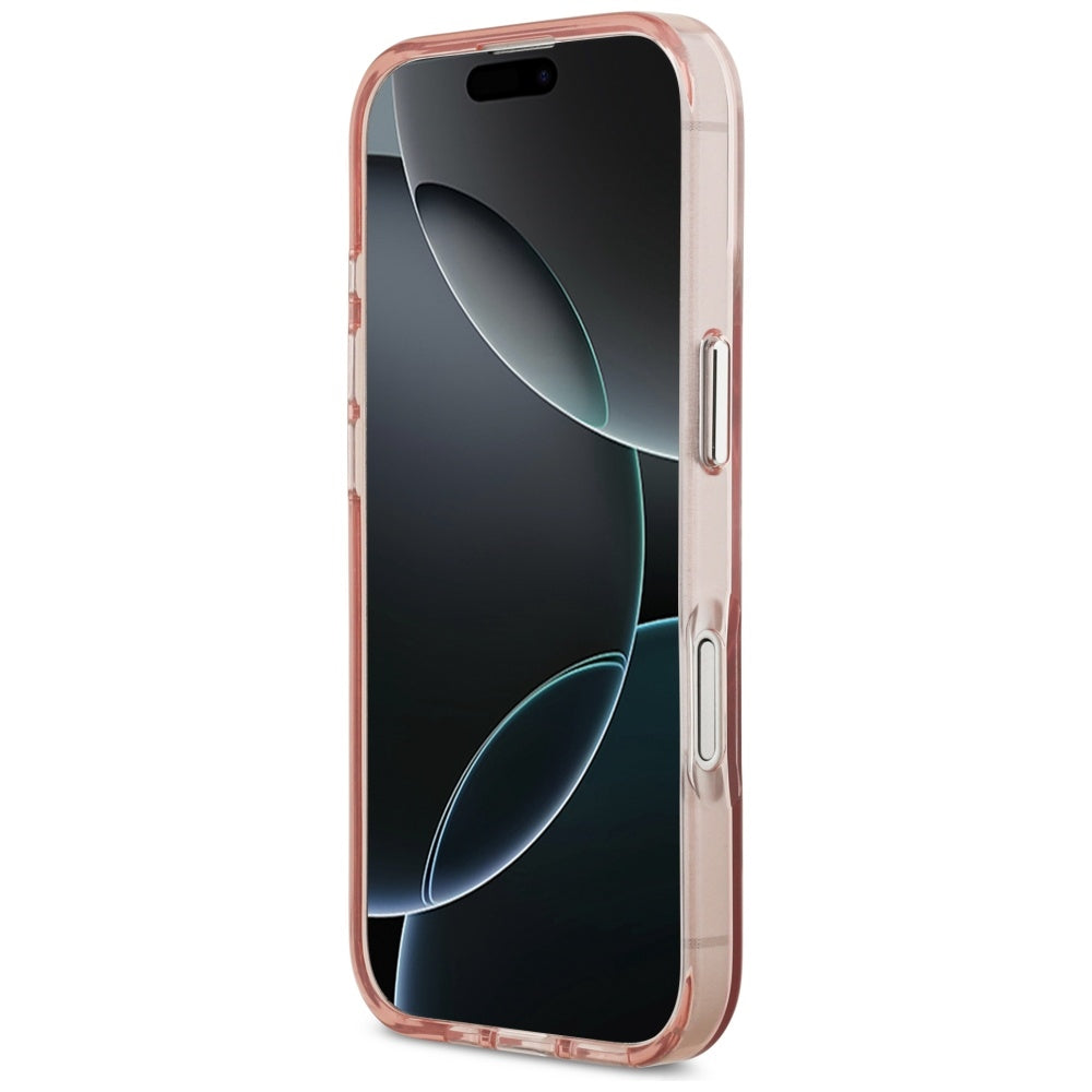 MagSafe-kotelo Apple iPhone 17:lle, Guess, IML Gradient Triangle -logo, Pinkki