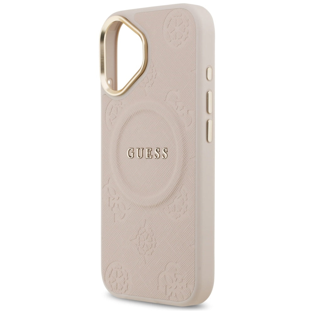 MagSafe-kotelo Apple iPhone 17:lle, Guess, Peony Hot Stamp, Pinkki