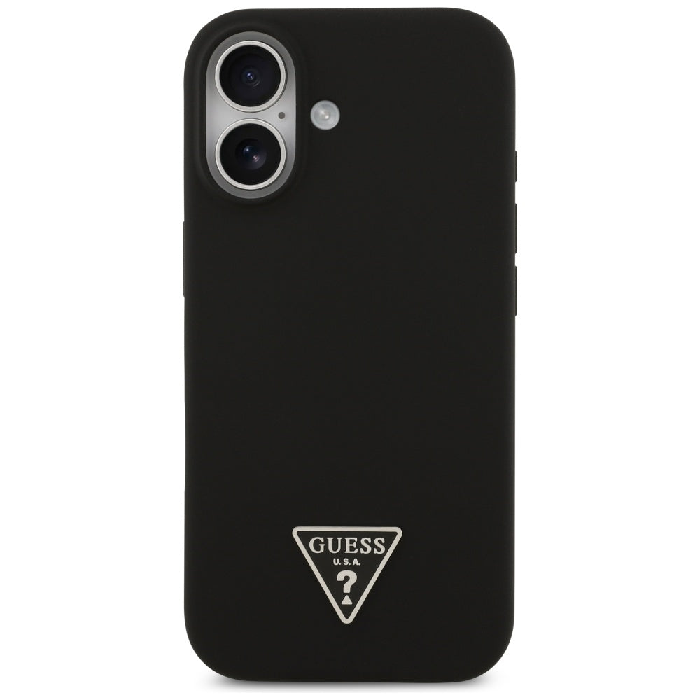MagSafe-kotelo Apple iPhone 17:lle, Guess, Triangle Logo, Musta