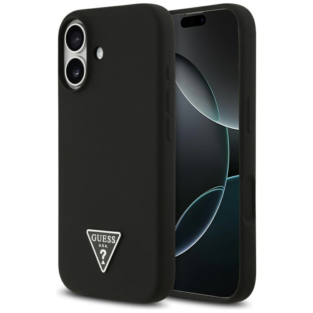 MagSafe-kotelo Apple iPhone 17:lle, Guess, Triangle Logo, Musta