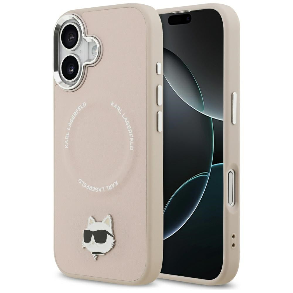MagSafe-kotelo Apple iPhone 17:lle, Karl Lagerfeld, Choupette Pin, Pinkki