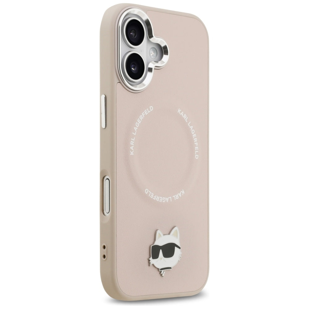 MagSafe-kotelo Apple iPhone 17:lle, Karl Lagerfeld, Choupette Pin, Pinkki
