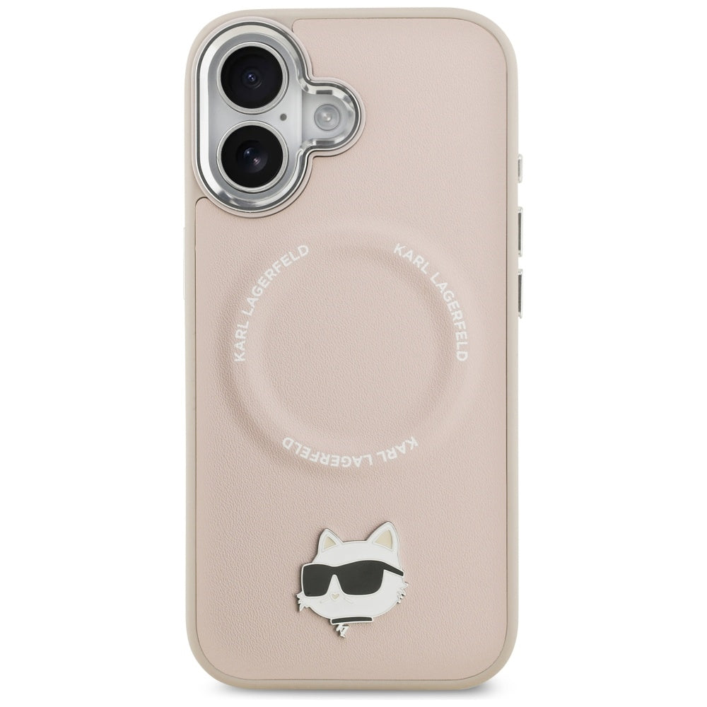MagSafe-kotelo Apple iPhone 17:lle, Karl Lagerfeld, Choupette Pin, Pinkki