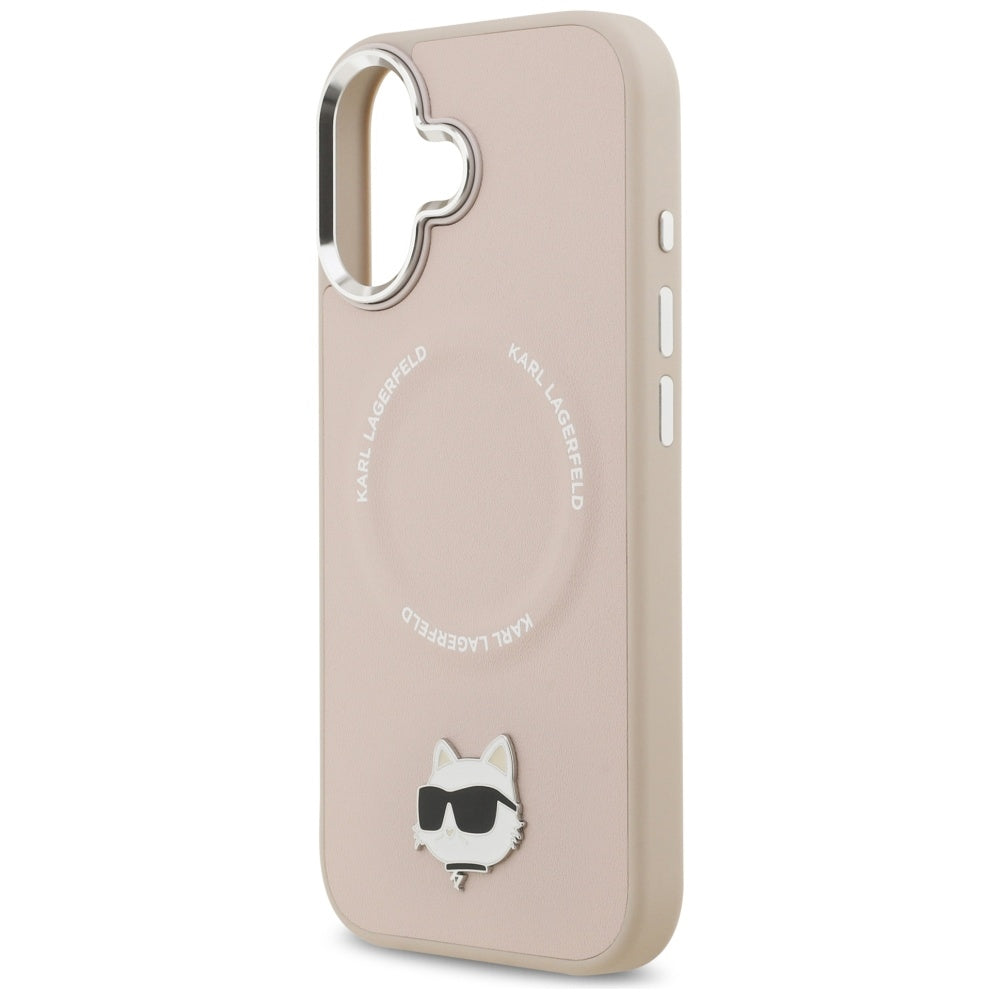 MagSafe-kotelo Apple iPhone 17:lle, Karl Lagerfeld, Choupette Pin, Pinkki