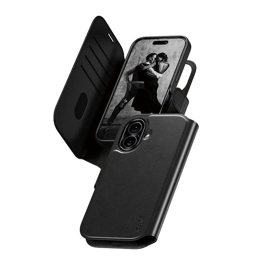MagSafe-kotelo Apple iPhone 17:lle, PanzerGlass, Care Feature Tango Two-in-One, Musta