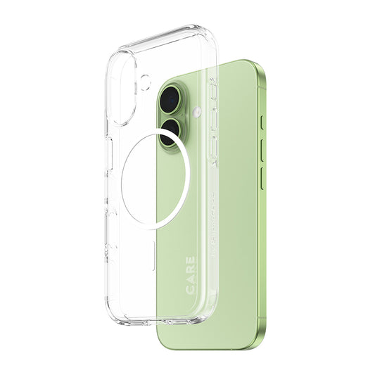 MagSafe-kotelo Apple iPhone 17:lle, PanzerGlass, Care Urban Explorer, Valkoinen Läpinäkyvä
