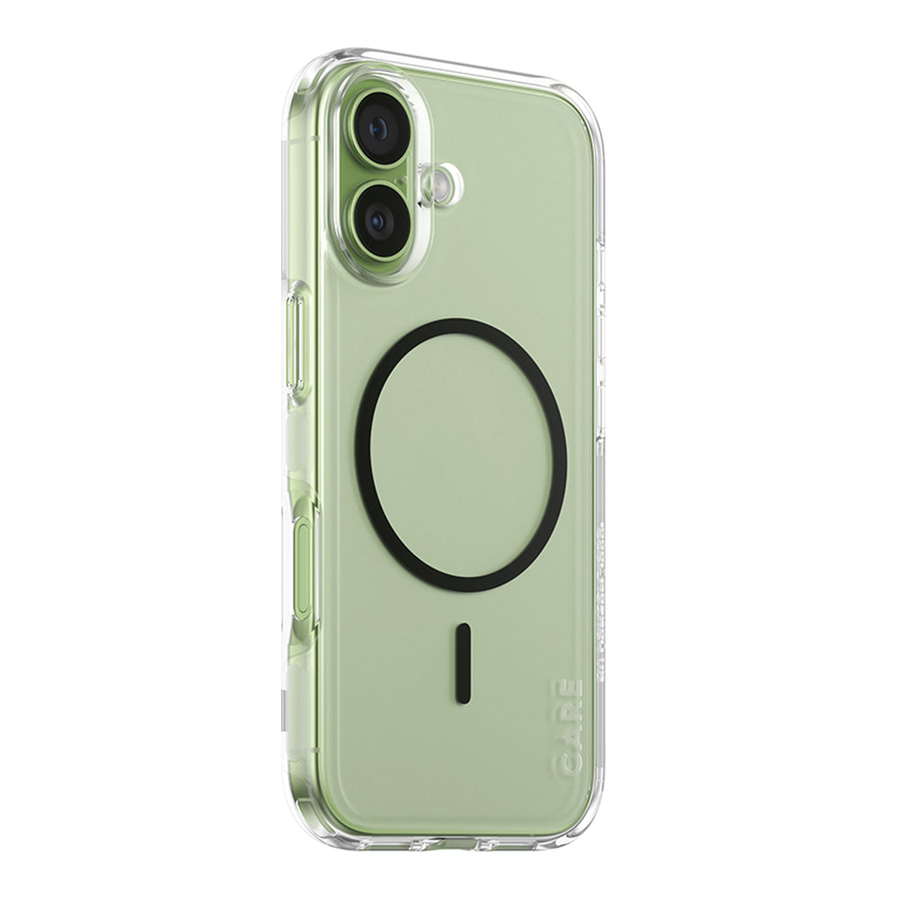 MagSafe-kotelo Apple iPhone 17:lle, PanzerGlass, Care Urban Explorer, Musta Läpinäkyvä