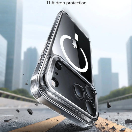 MagSafe-kotelo Apple iPhone 17 Prolle, ESR, Classic Hybrid Kickstand, Läpinäkyvä