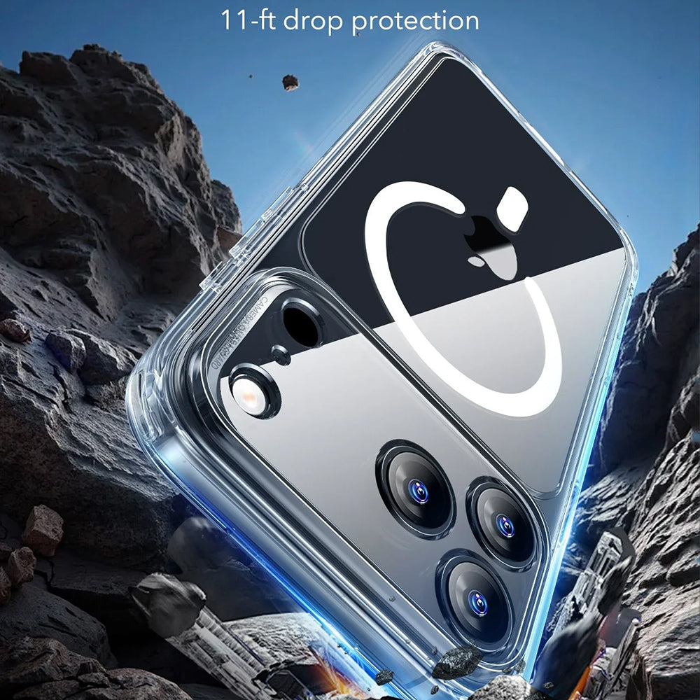 MagSafe-kotelo Apple iPhone 17 Prolle, ESR, Classic Hybrid, Läpinäkyvä