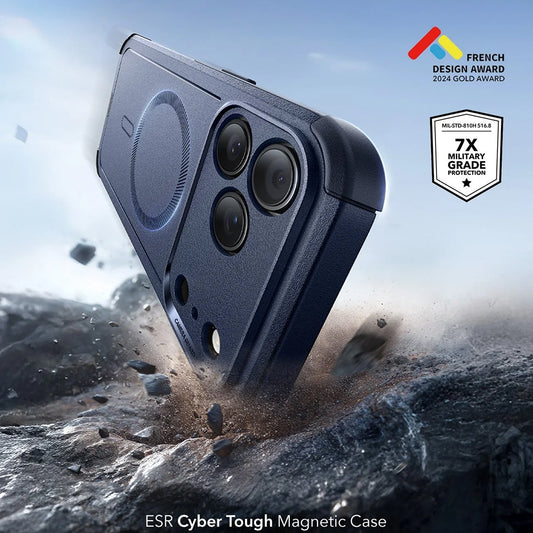 MagSafe-kotelo Apple iPhone 17 Prolle, ESR, Cyber, Sininen