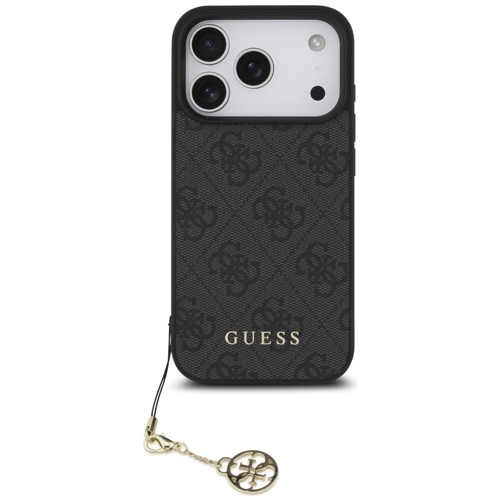 MagSafe-kotelo Apple iPhone 17 Prolle, Guess, 4G Charm Cradle, Musta