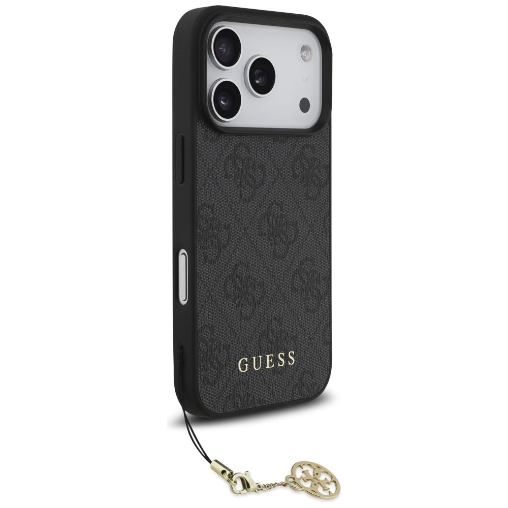 MagSafe-kotelo Apple iPhone 17 Prolle, Guess, 4G Charm Cradle, Musta