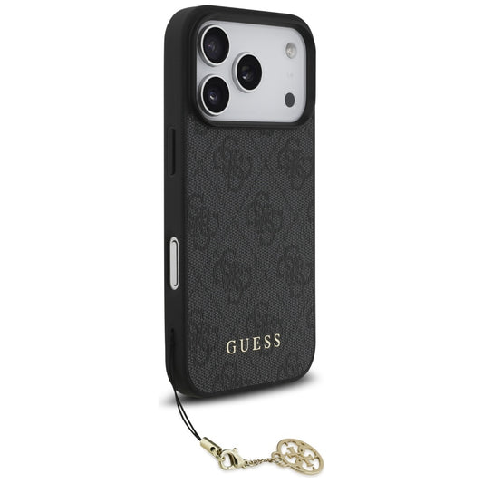 MagSafe-kotelo Apple iPhone 17 Prolle, Guess, 4G Charm Cradle, Musta