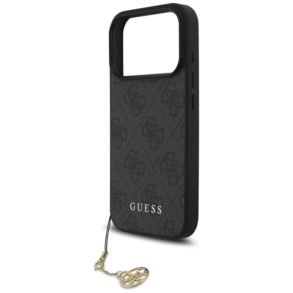 MagSafe-kotelo Apple iPhone 17 Prolle, Guess, 4G Charm Cradle, Musta