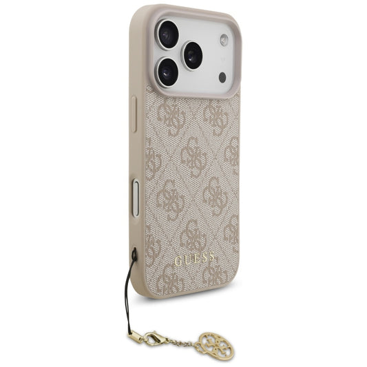 MagSafe-kotelo Apple iPhone 17 Prolle, Guess, 4G Charm Cradle, Pinkki